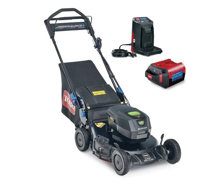 21 in. Super Recycler 60-Volt SmartStow Max Cordless Battery Walk Behind Mower 7.5 Ah Battery and Charger Included