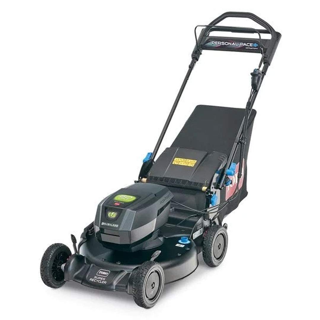 21 in. Super Recycler 60-Volt SmartStow Max Cordless Battery Walk Behind Mower 7.5 Ah Battery and Charger Included