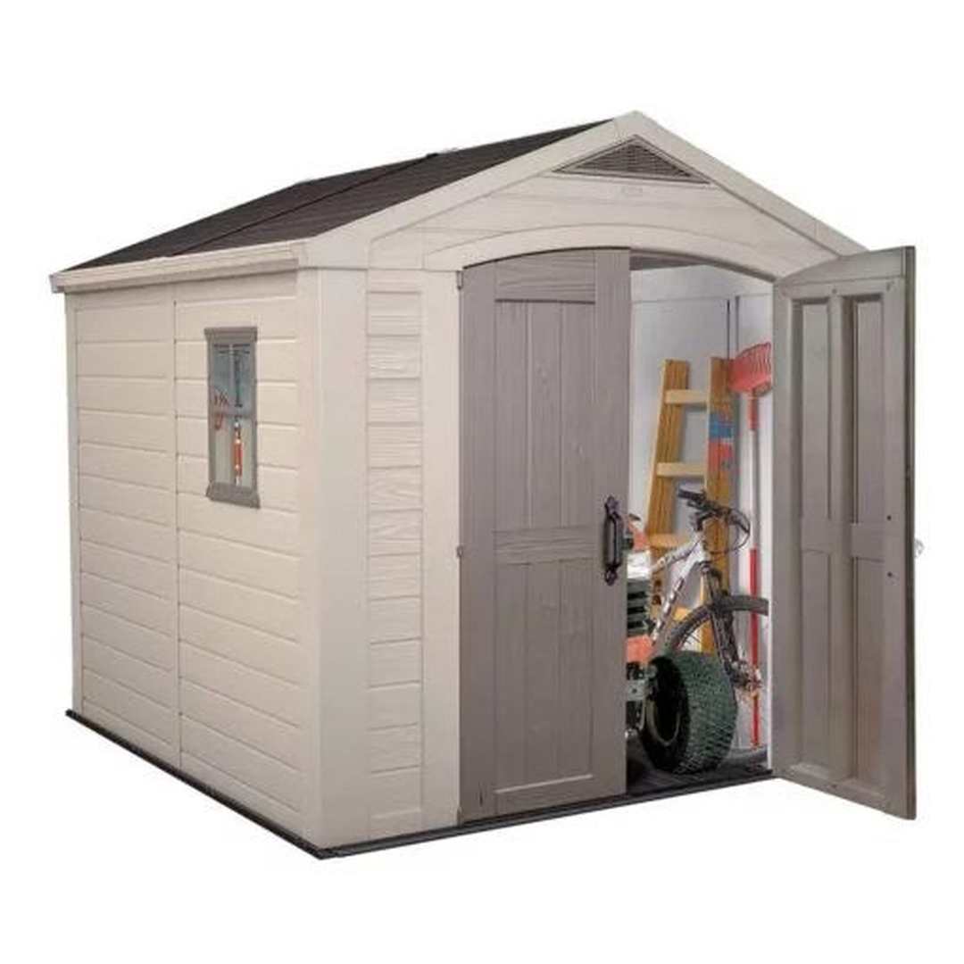 Keter Factor 8×8 Foot Large Resin Outdoor Shed