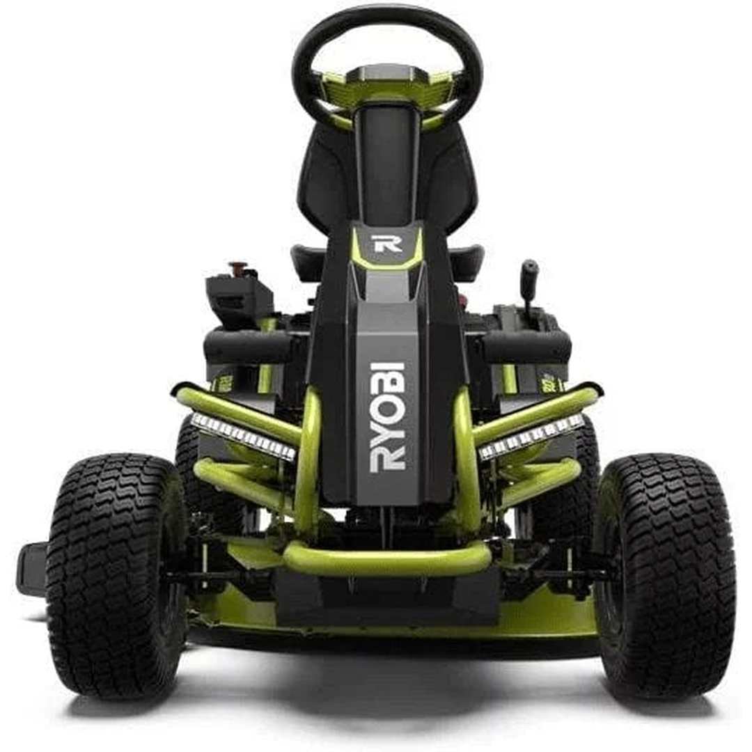 Ryobi 38 inches 100 Ah Battery Electric Rear Engine Riding Lawn Mower RY48111