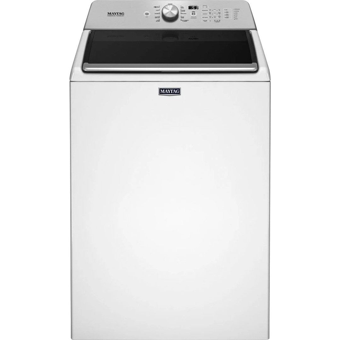Maytag – 4.7 Cu. Ft. Top Load Washer with Dual-Action PowerWash Agitator – White