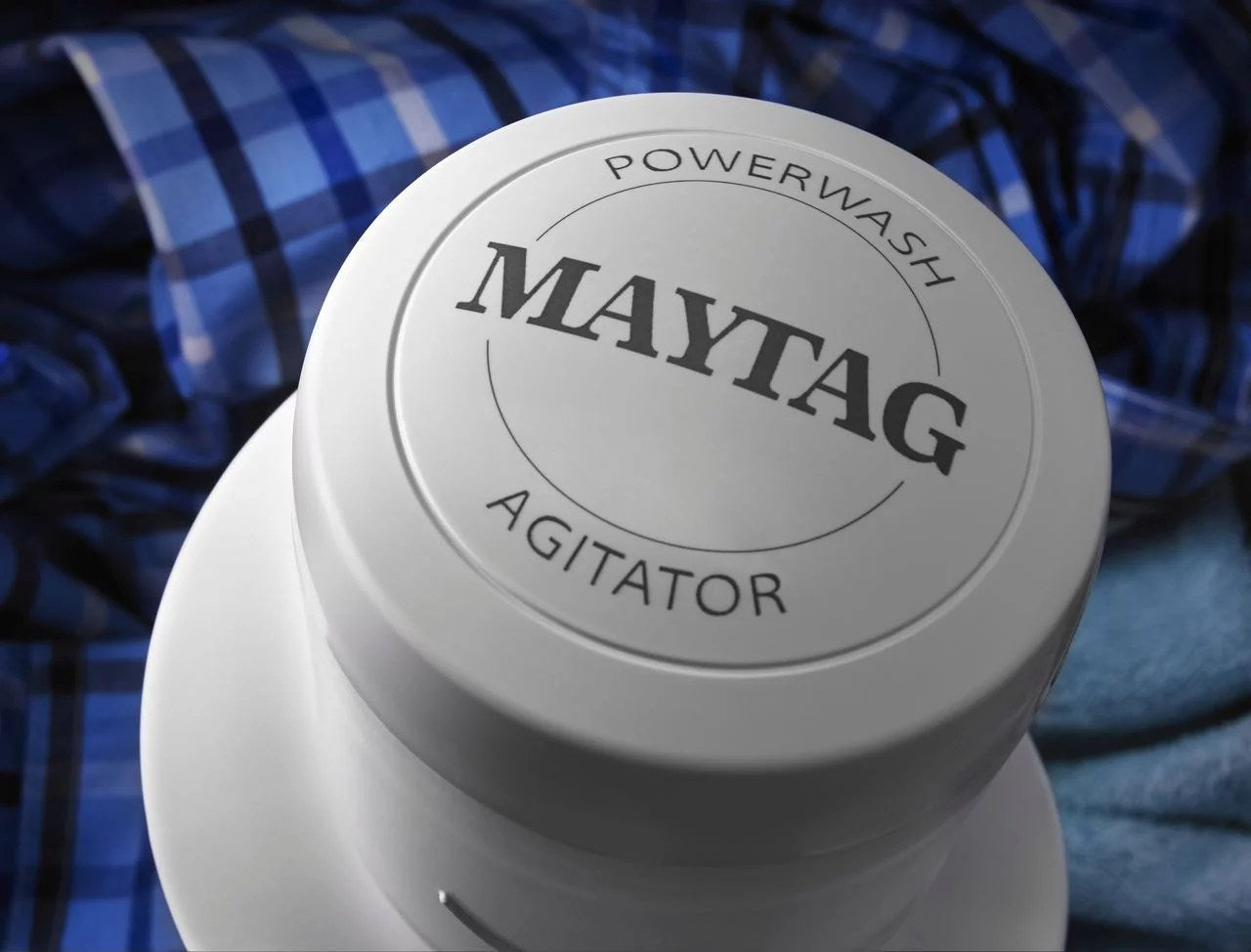 Maytag – 4.7 Cu. Ft. Top Load Washer with Dual-Action PowerWash Agitator – White