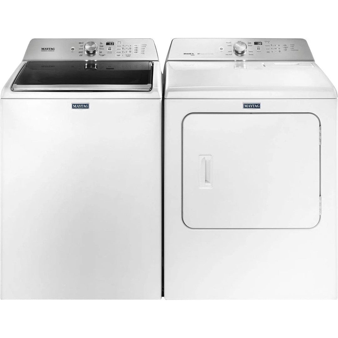 Maytag – 4.7 Cu. Ft. Top Load Washer with Dual-Action PowerWash Agitator – White