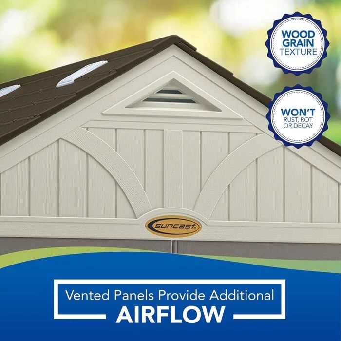 Suncast BMS8100 8′ x 10′ Tremont Storage Shed