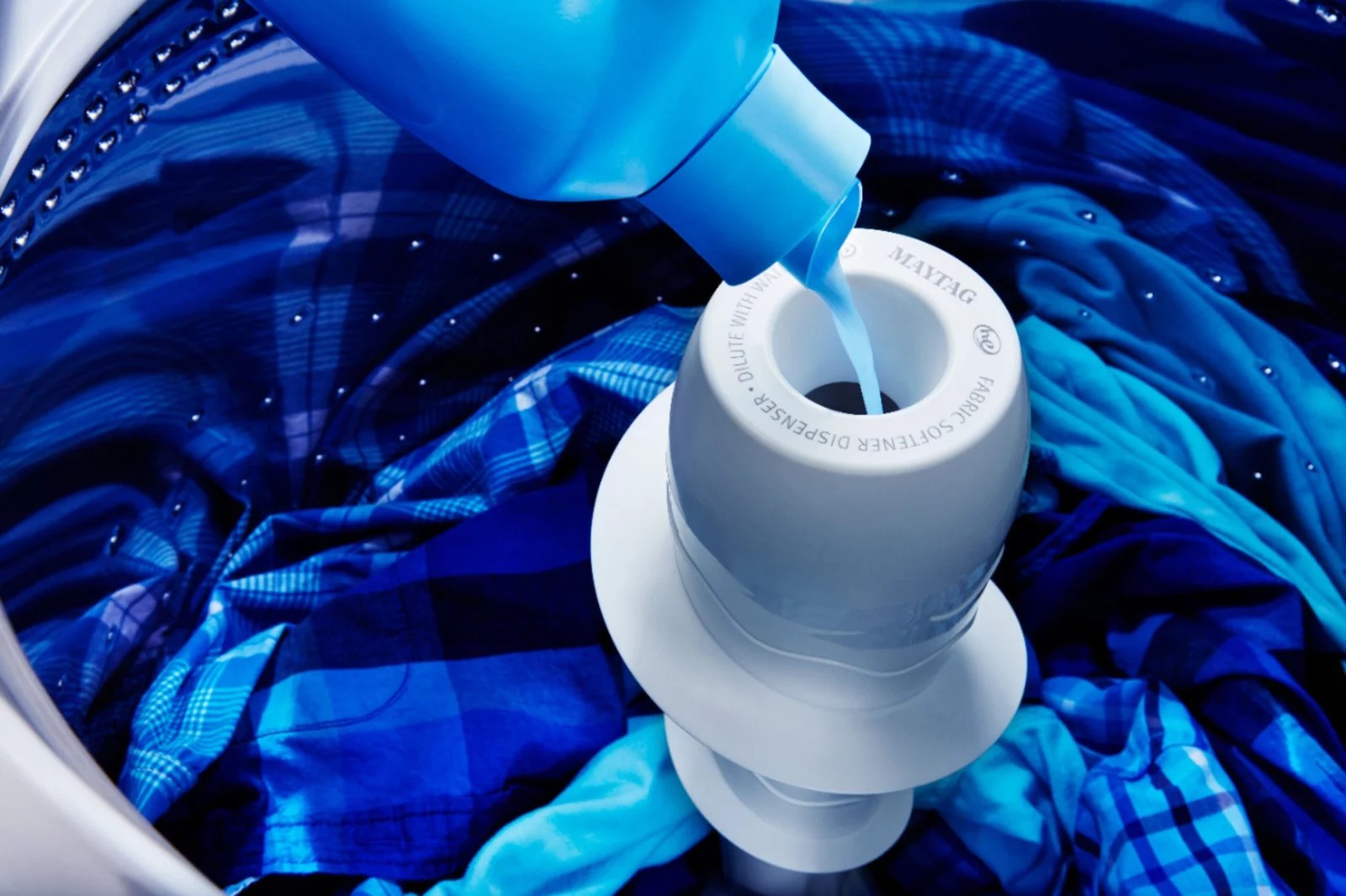 Maytag – 3.8 Cu. Ft. High Efficiency Top Load Washer with PowerWash Agitator – White