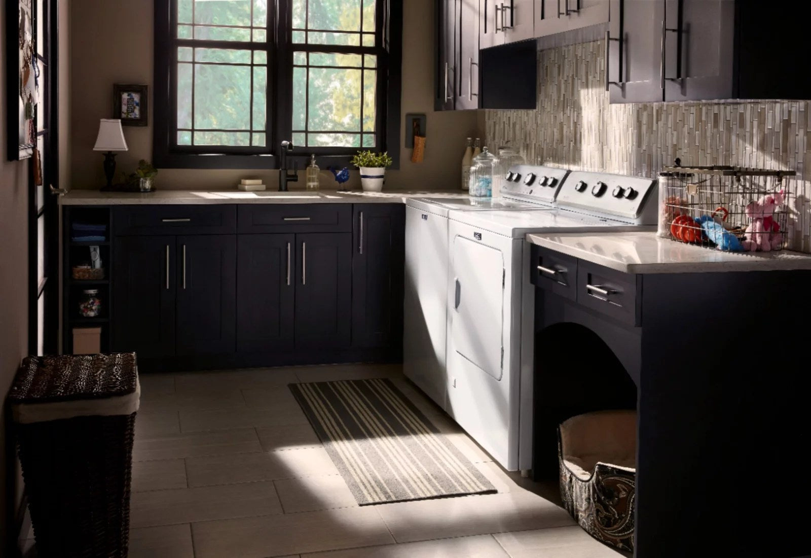 Maytag – 3.8 Cu. Ft. High Efficiency Top Load Washer with PowerWash Agitator – White