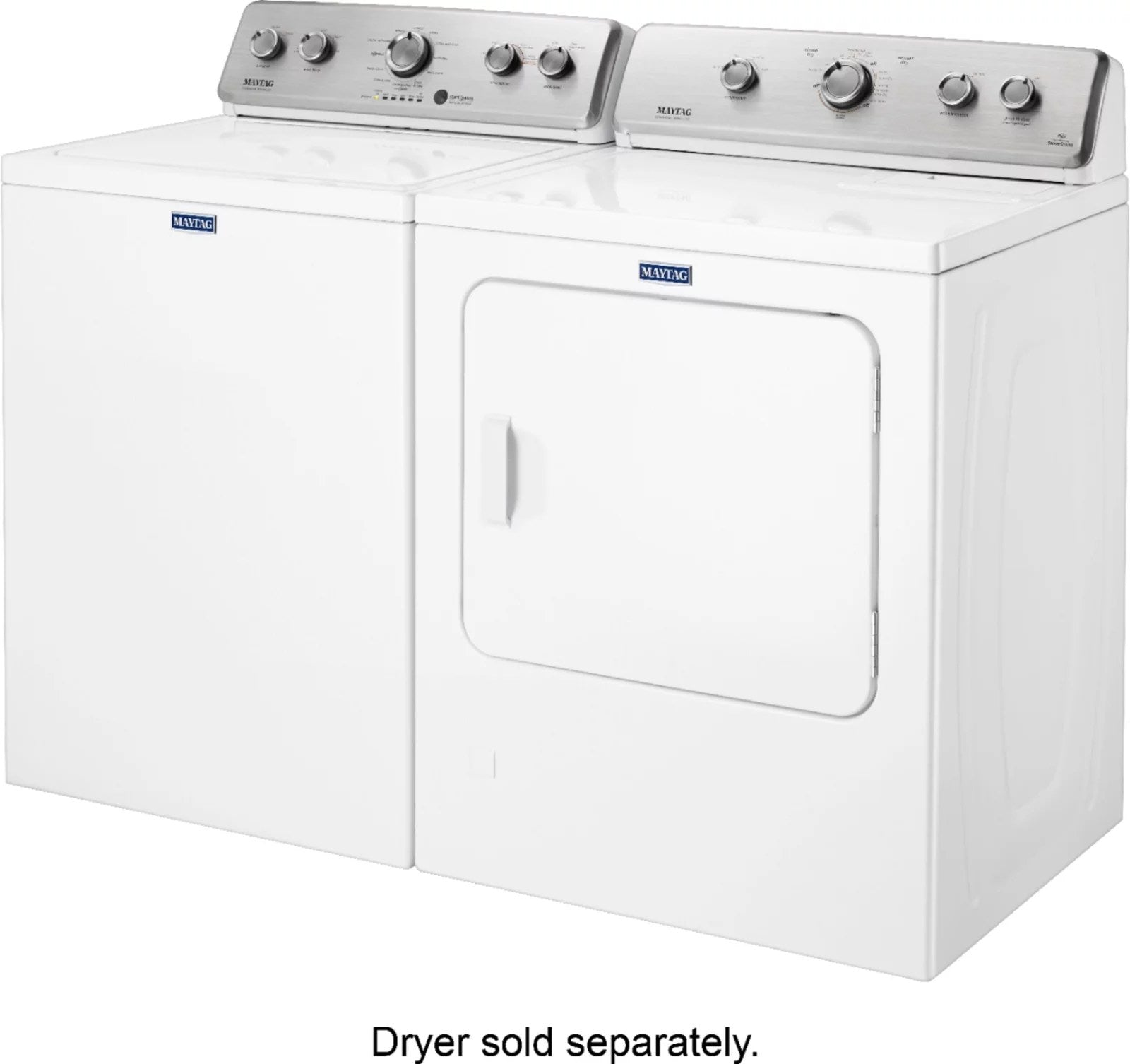 Maytag – 3.8 Cu. Ft. High Efficiency Top Load Washer with PowerWash Agitator – White