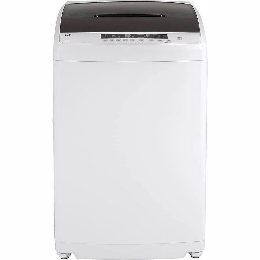 GE – 2.8 Cu. Ft. Top Load Washer – White/black