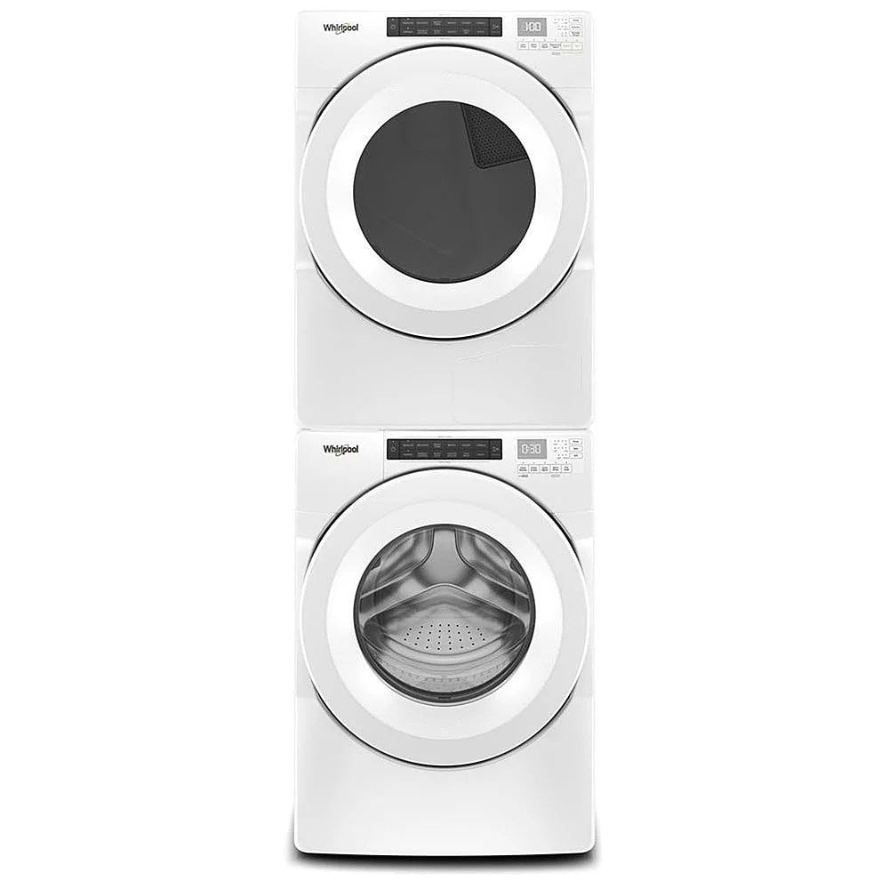 Whirlpool – 4.3 Cu. Ft. High Efficiency Stackable Front Load Washer with 35 Cycle Options – White