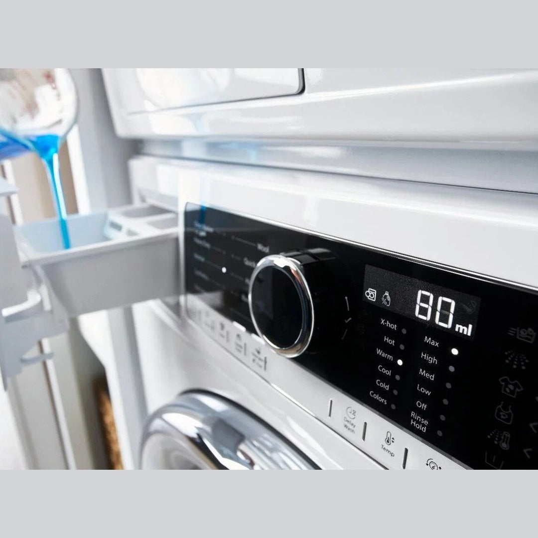 Whirlpool – 2.3 Cu. Ft. High Efficiency Stackable Front Load Washer with Detergent Dosing Aid – White