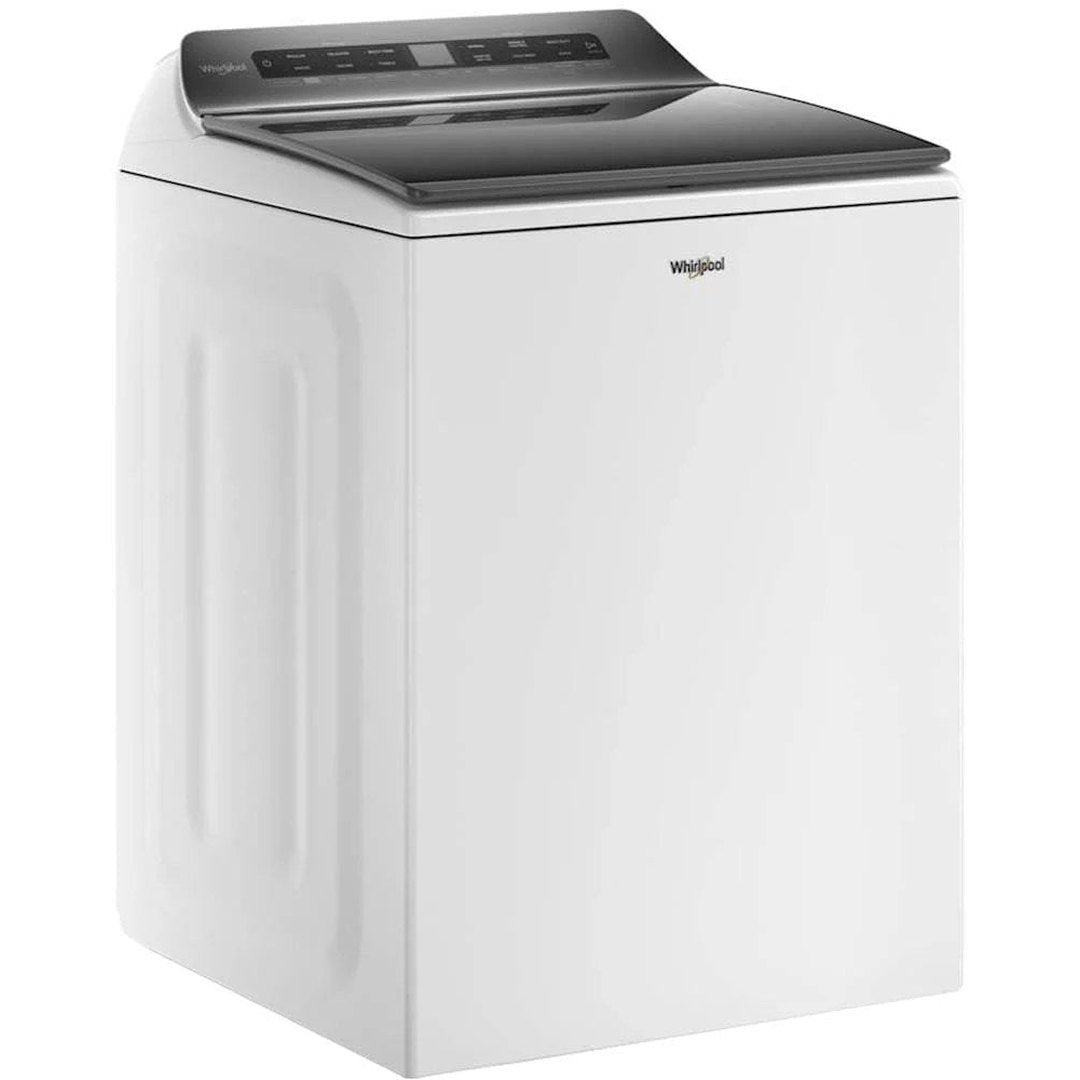 Whirlpool – 4.8 Cu. Ft. High Efficiency Smart Top Load Washer with Load & Go Dispenser – White