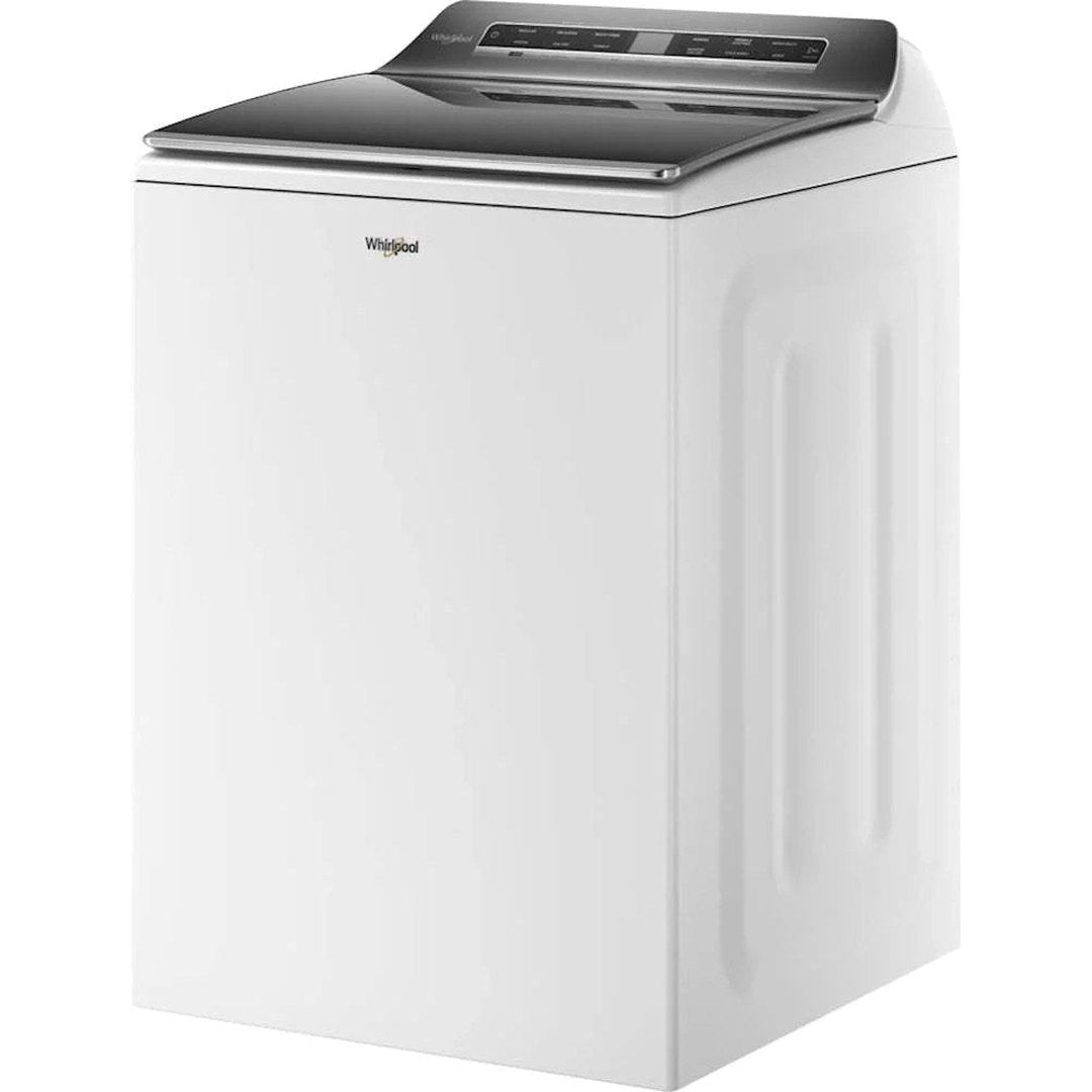 Whirlpool – 5.3 Cu. Ft. Smart Top Load Washer with Load & Go Dispenser – White