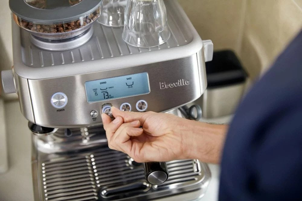 Breville  BES878BSS The Barista Pro Espresso Machine – Stainless Steel