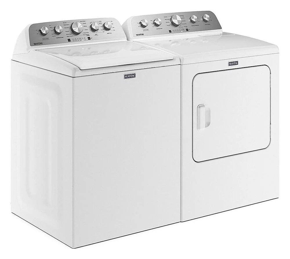 Maytag – 5.2 Cu. Ft. High Efficiency Top Load Washer with Extra Power Button – White