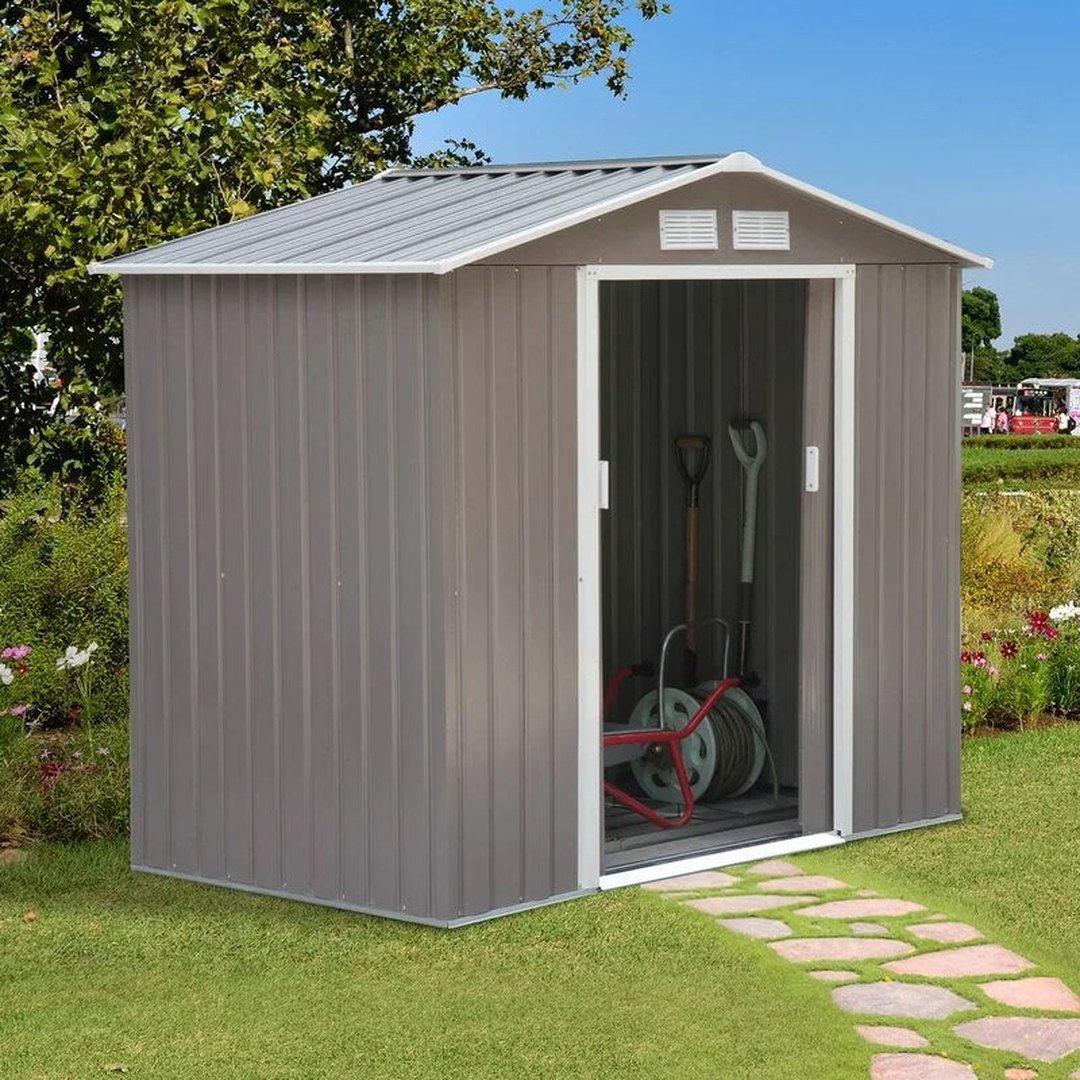 LifeTime D Metal Storage Shed