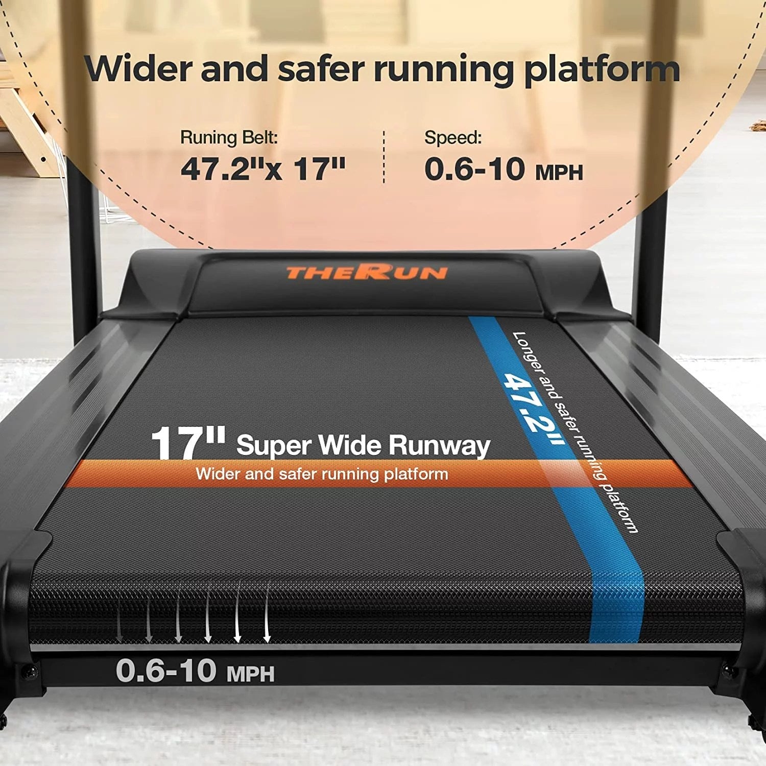 THERUN Incline Treadmill