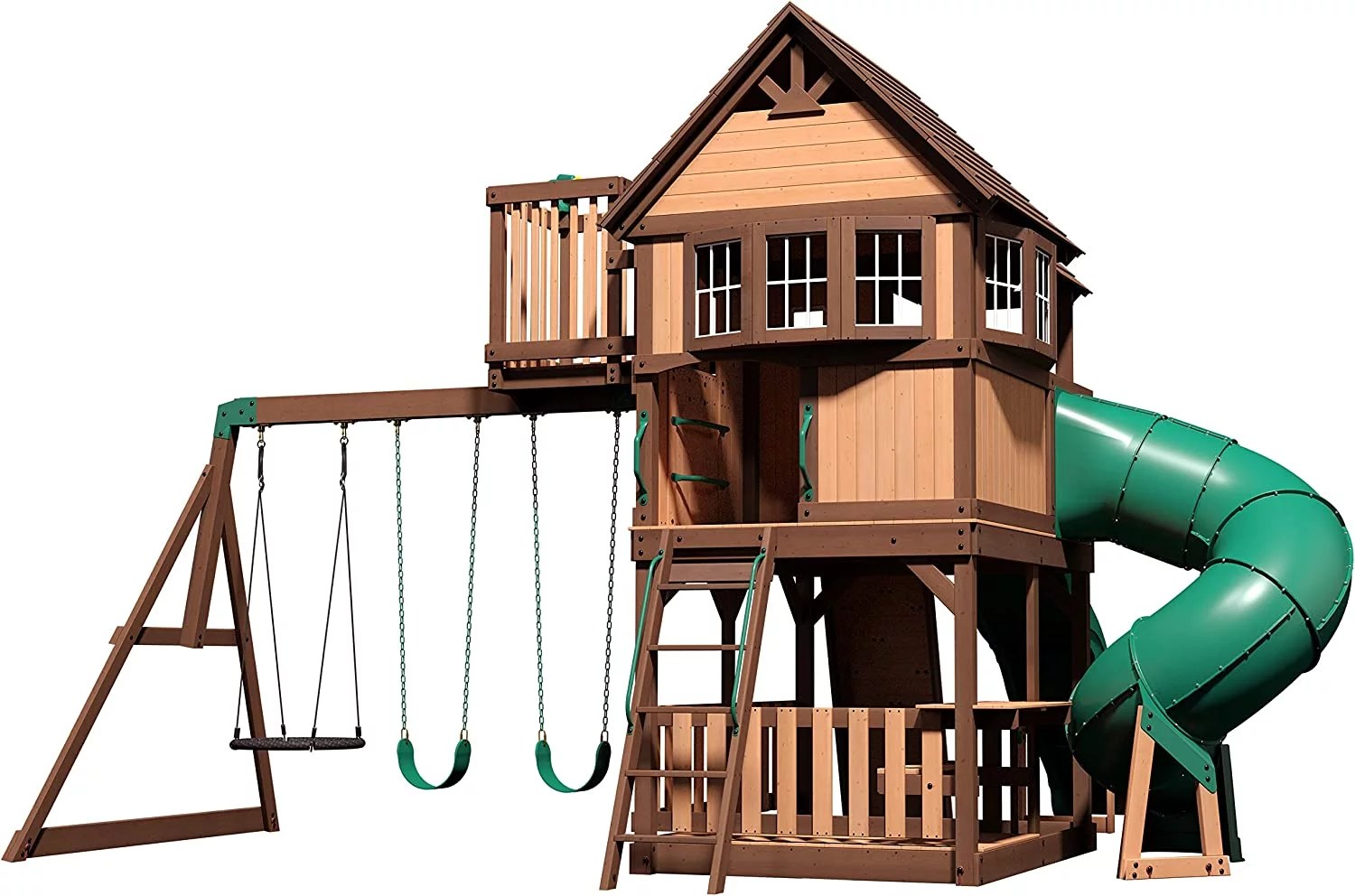 Backyard Discovery Skyfort II Swing Set