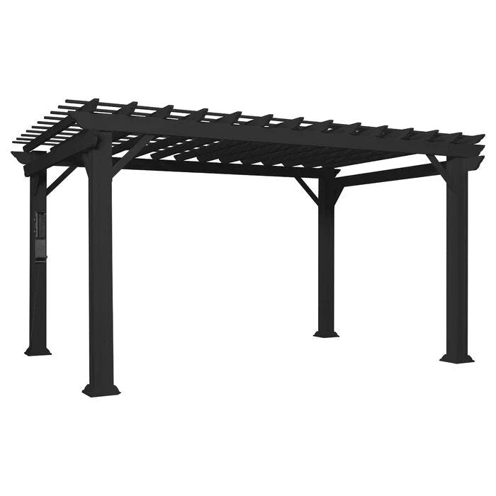 Backyard Discovery 14 ft. x 10 ft. Steel Traditional Pergola