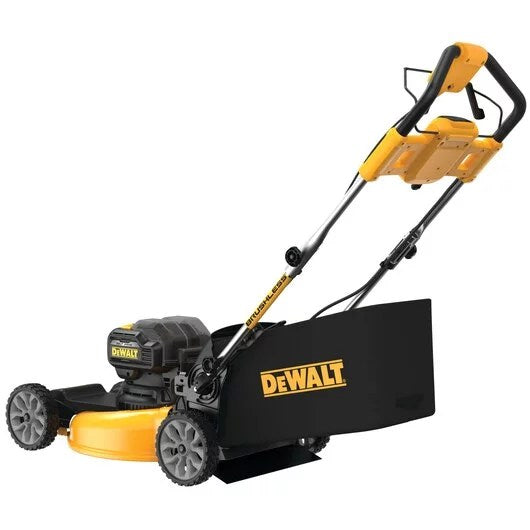 21 in. 20-Volt Cordless Electric Manual Walk Behind Self Propelled Mower with Two 12 Ah Flexvolt Batteries and Charger