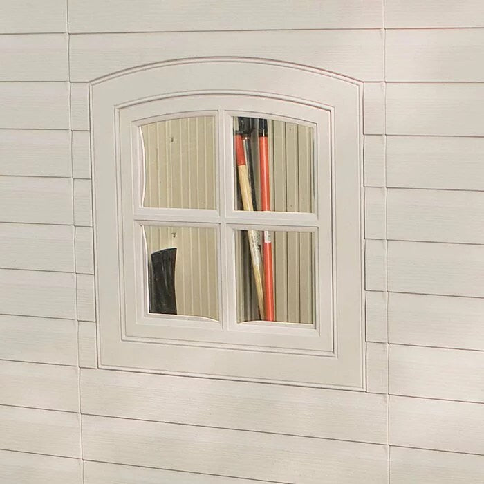 Dual Entry 15 ft. W x 8 ft. D Plastic Storage Shed