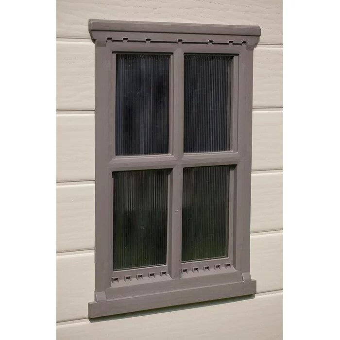 Factor 8 ft. W x 6 ft. D Plastic Storage Shed