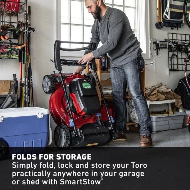 Flex-Force 60V Cordless 2-Tool Combo Kit 22 in. Recycler Walk Behind Lawn Mower & Leaf Blower w/Charger & Batteries