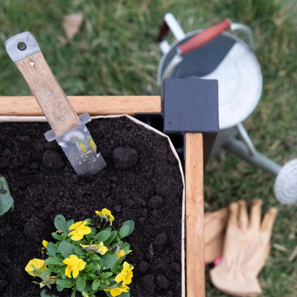 Raised planter 100% authentic teak wood