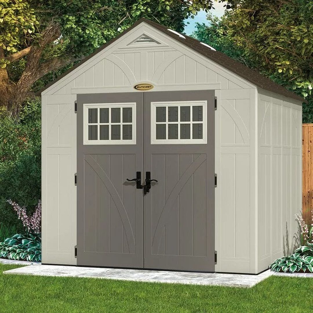 Tremont 8 ft. W x 7 ft. D Resin Storage Shed