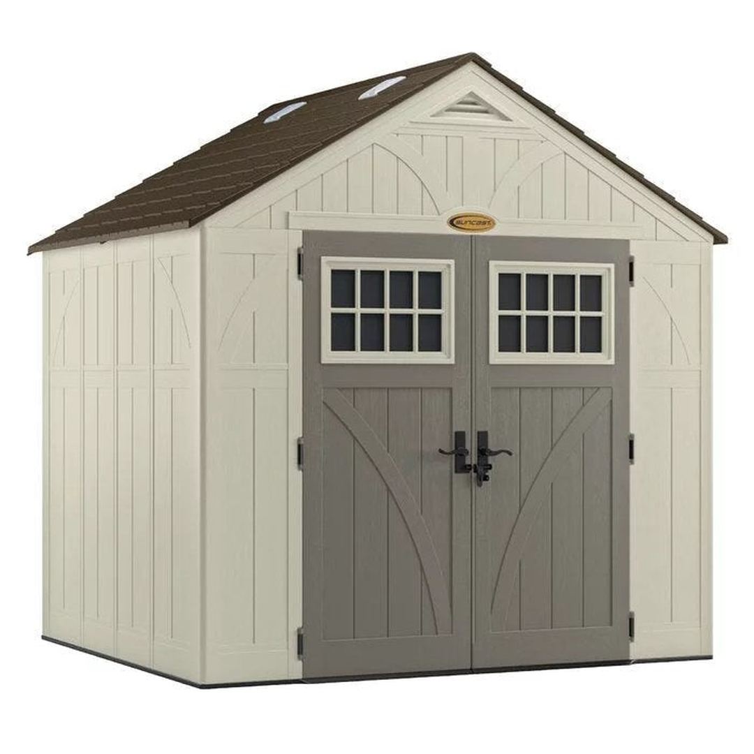 Tremont 8 ft. W x 7 ft. D Resin Storage Shed