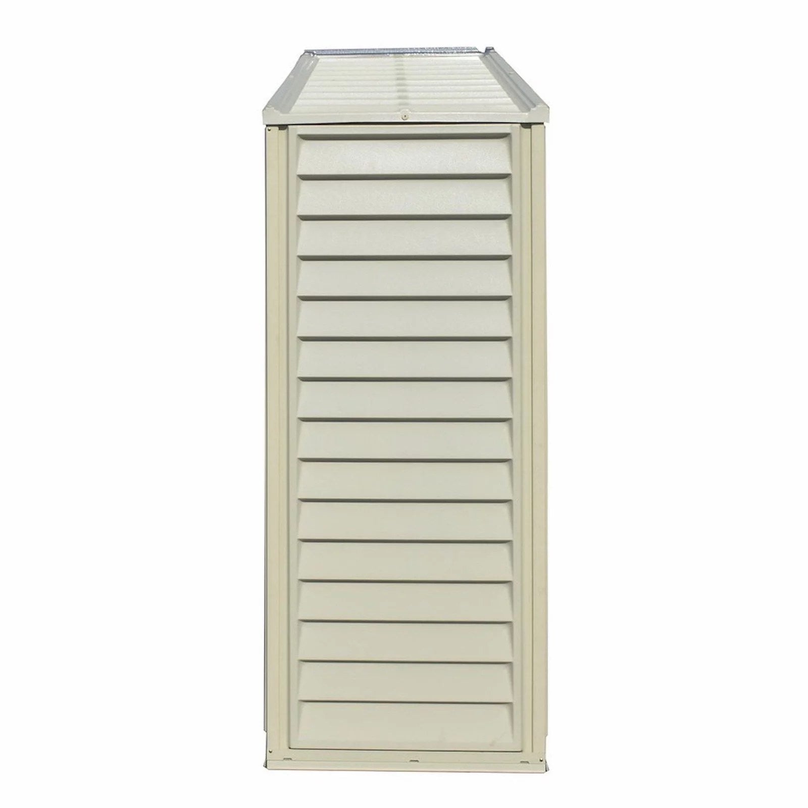 DuraMax 10.5ft x 2.75ft SidePro Vinyl Shed with Foundation Kit