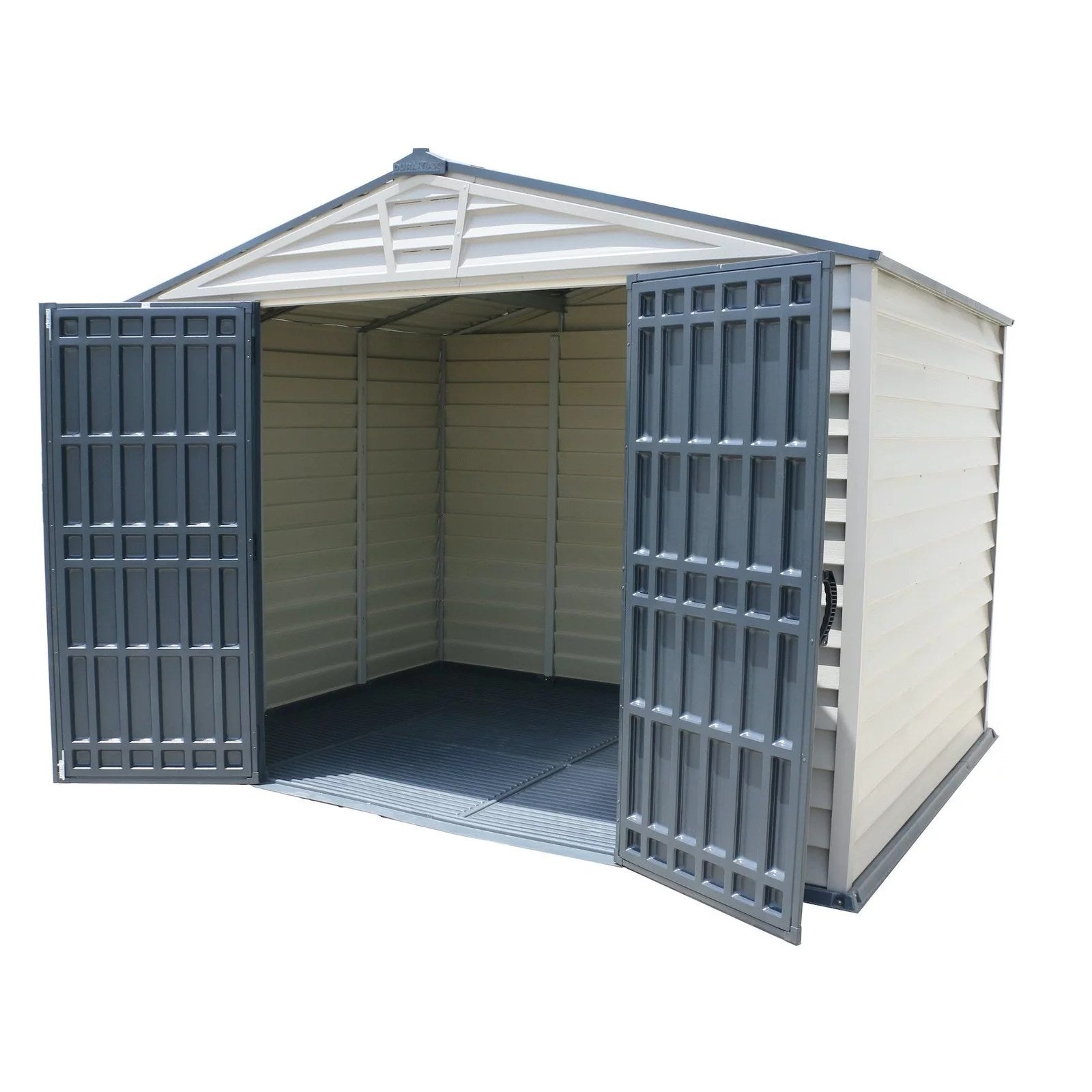 DuraMax StoreMax Plus 10.5×8 Ft with Molded Floor Vinyl Storage Shed