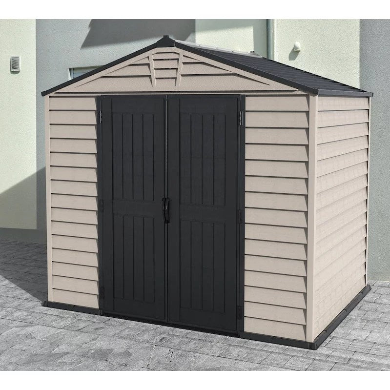 DuraMax StoreMax Plus 10.5×8 Ft with Molded Floor Vinyl Storage Shed