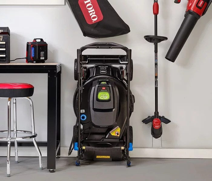 21 in. Super Recycler 60-Volt SmartStow Max Cordless Battery Walk Behind Mower 7.5 Ah Battery and Charger Included