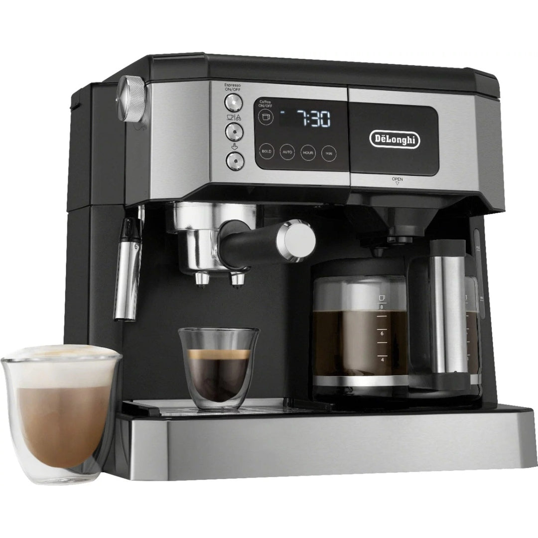 De’Longhi COM530M – Digital All-in-One Combination Coffee and Espresso Machine – Black and Stainless Steel