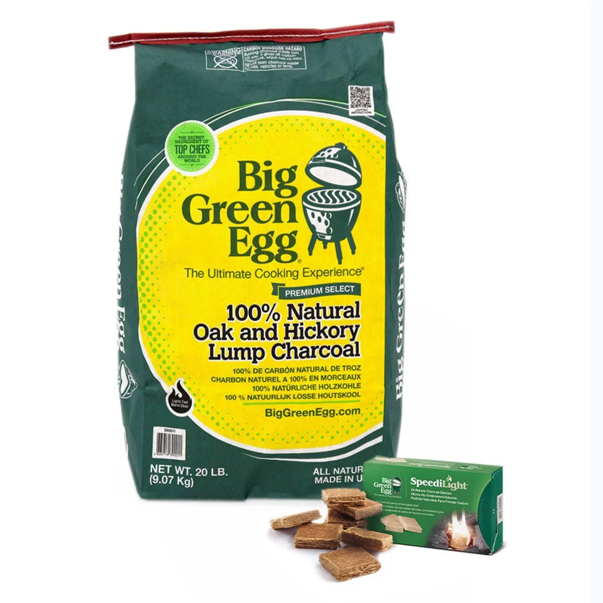 Large Big Green Egg with Rolling Nest & Composite Egg Mates Package