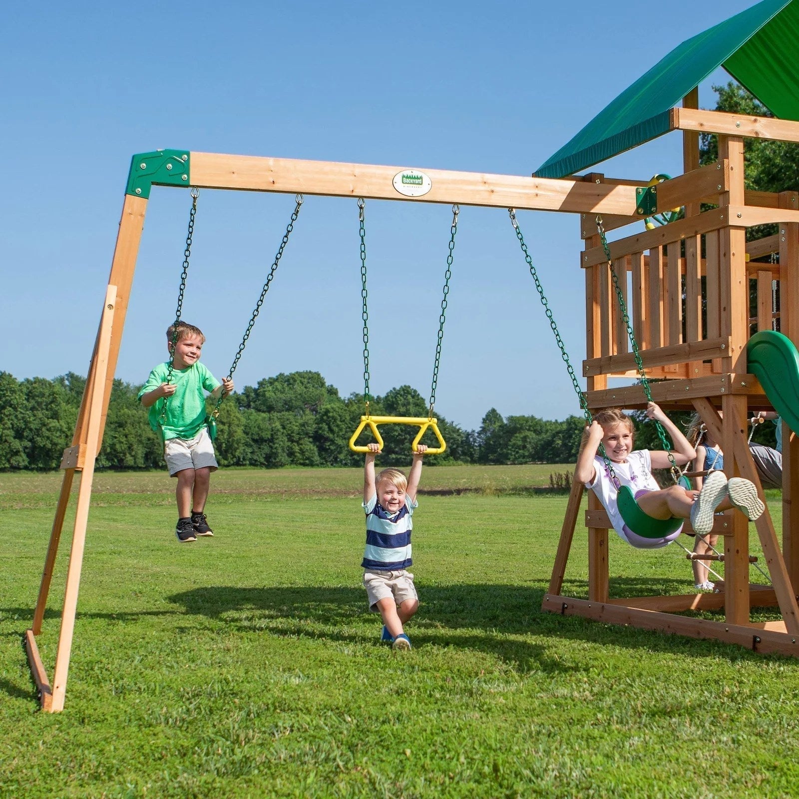 Backyard Discovery McKinley Mount Swing Set