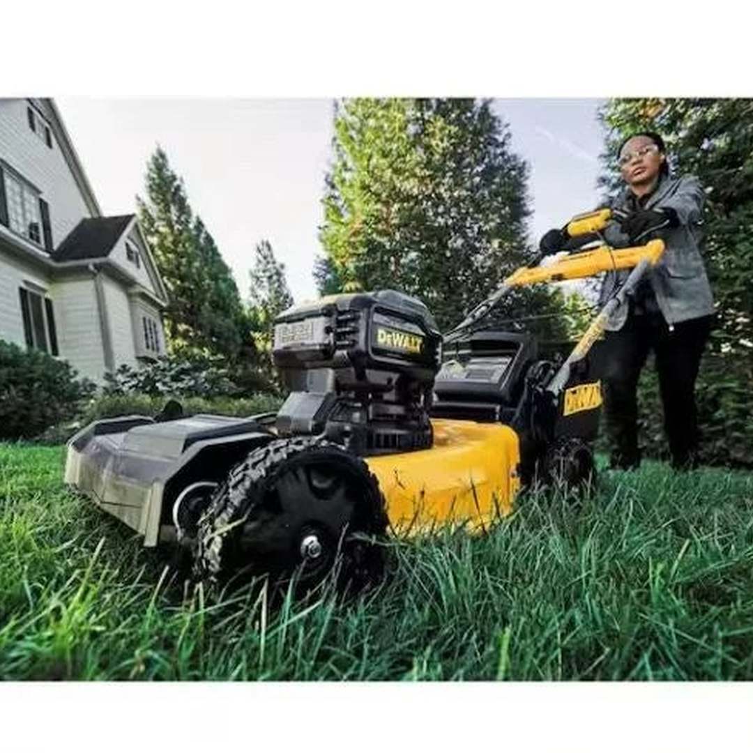 Dewalt 20V MAX 21.5 in Walk Behind Lawn Mower Kit, Hedge Trimmer Kit, String Trimmer & Leaf Blower