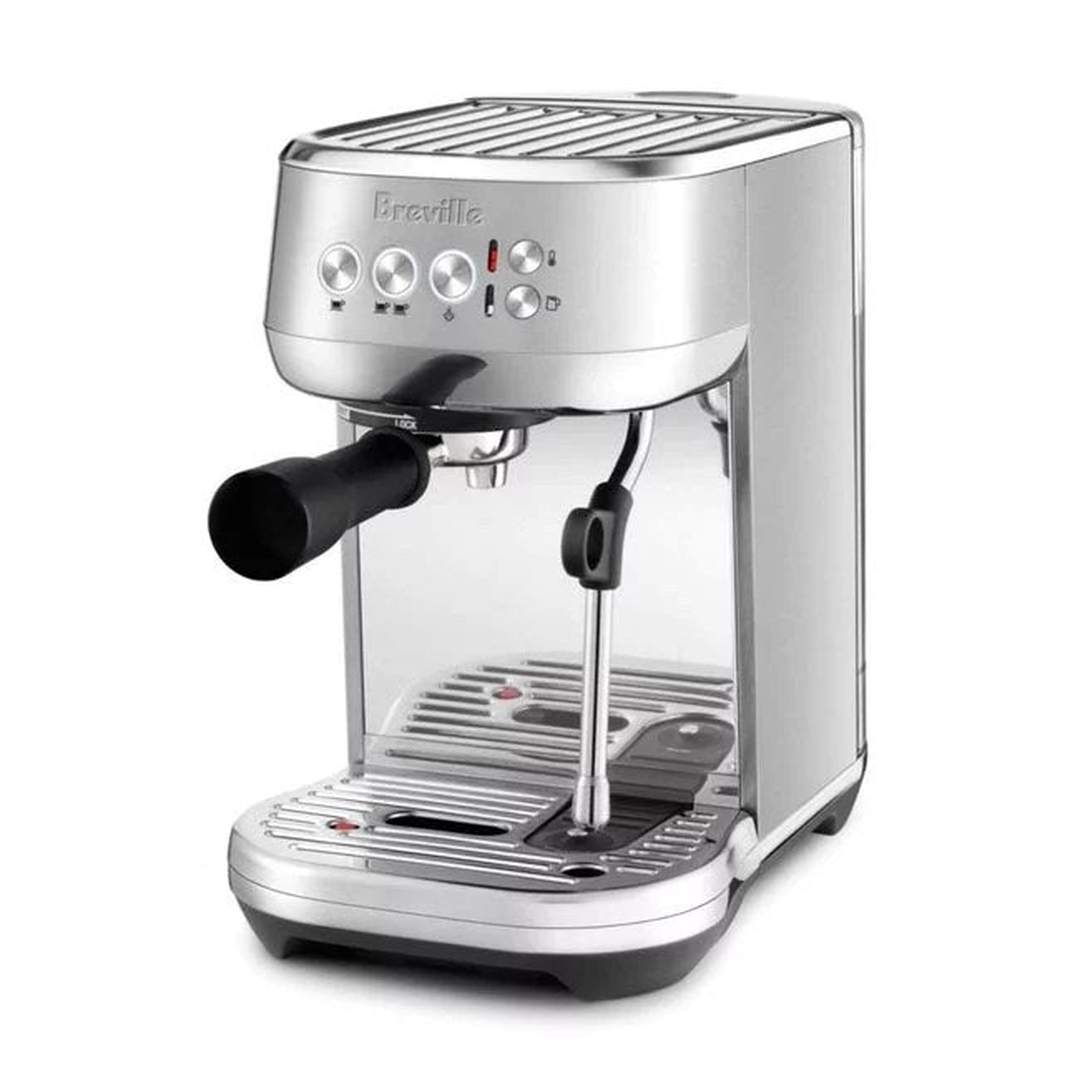 Breville The Bambino Plus Espresso Machine, Stainless Steel-BES500